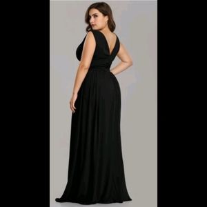 Ever Pretty black wedding guest dress
